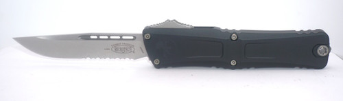 Combat Troodon- S/E Gen III Stonewash Partial Serrated- Microtech Knives