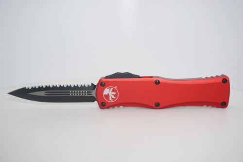 HERA D/E Red Full Serrated- Microtech Knives