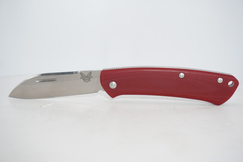 Proper- Red Micarta- Benchmade Knives