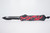 HYDRA- Recurve 2-Tone Black Serrated with Red Camo- Heretic Knives