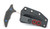 BEE- Full Serrated- Marfione Select- Stonewash Finish- Carbon Fiber- Blue Titanium- Microtech Knives