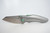 SUMO- Light Grey with Green Accents- Jake Hoback Knives