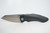 SUMO- DLC Black Stonewash with Green Accents- Jake Hoback Knives