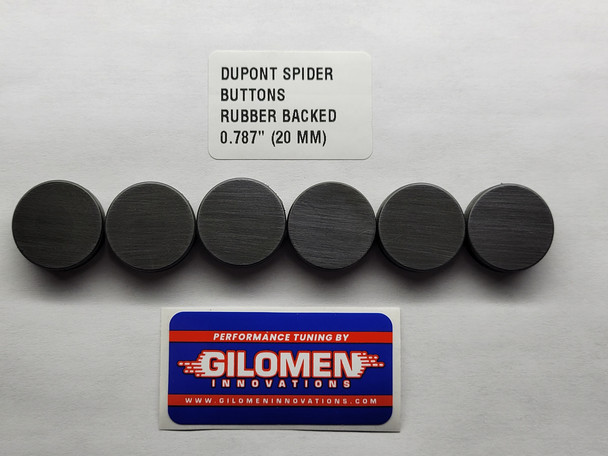 Buttonアソート 20MM Spider Button Set Of 6 - Dupont Highest Quality Material