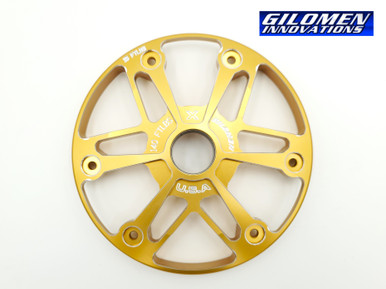 Yamaha ゴールド クラッチカバー　r1z r1-z 塗装 クランクカバー（クラッチカバー）塗装（ヤマハ R1-Z）by Dライン