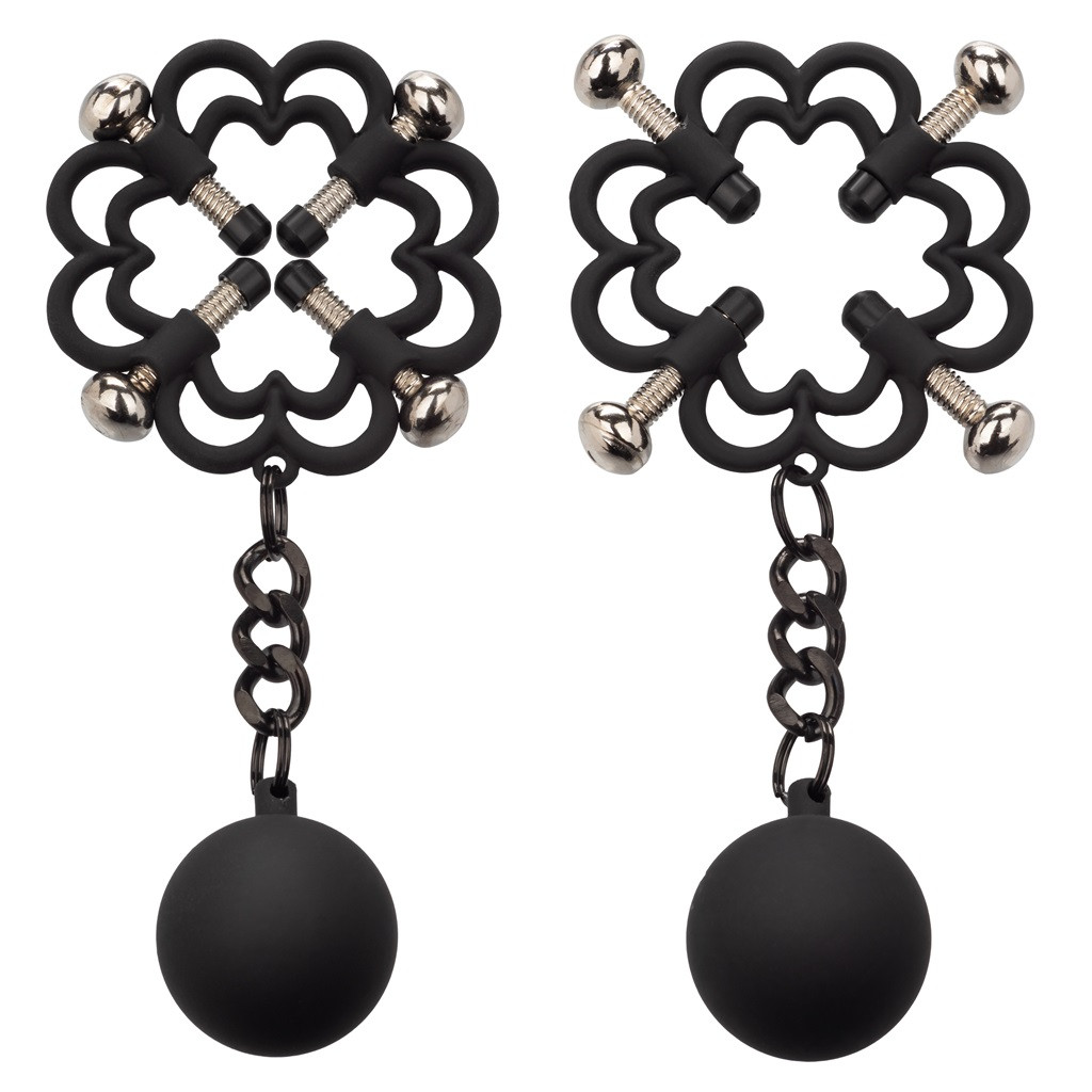Cal Exotics Nipple Grips 4 Point Weighted Nipple Press