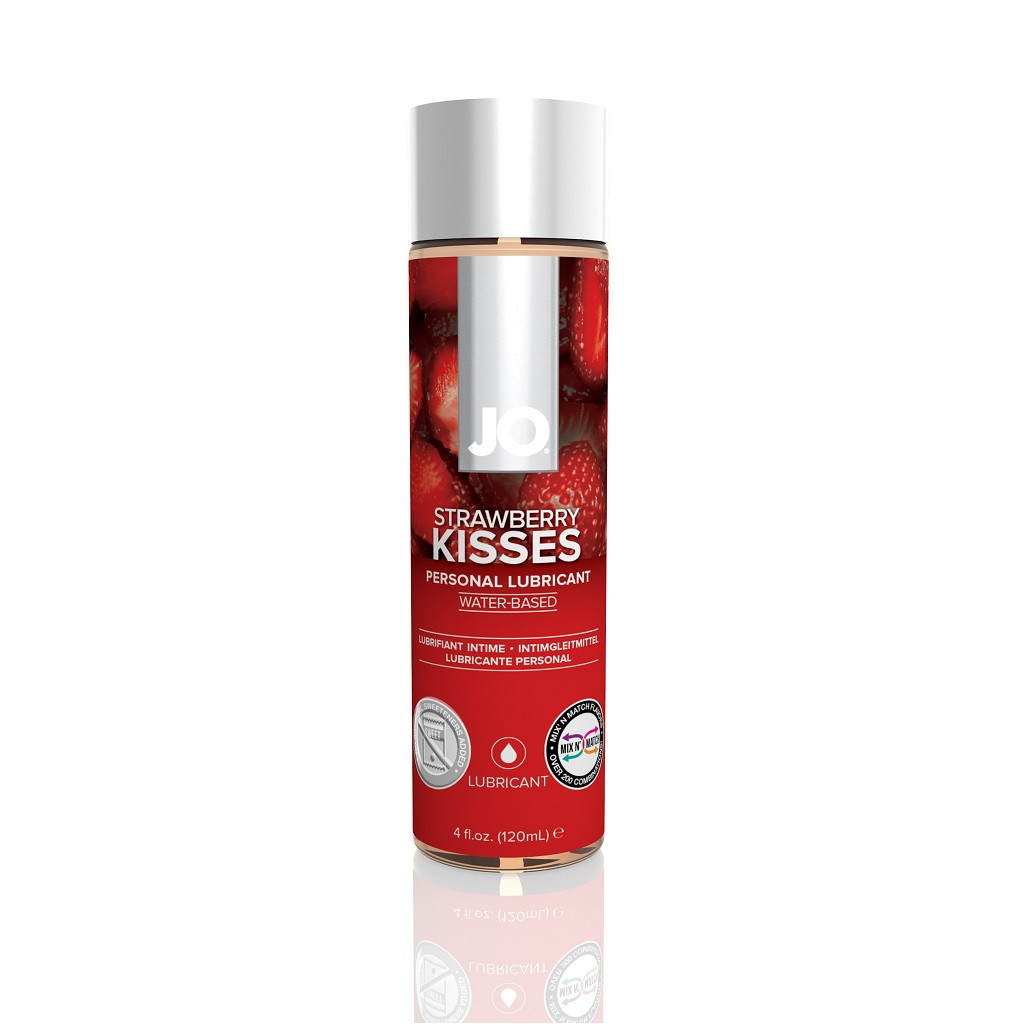 Jo H2O Flavored Lubricant Strawberry Kiss 4 OZ