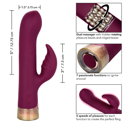 Jopen Starstruck Affair Rabbit dimensions and extras