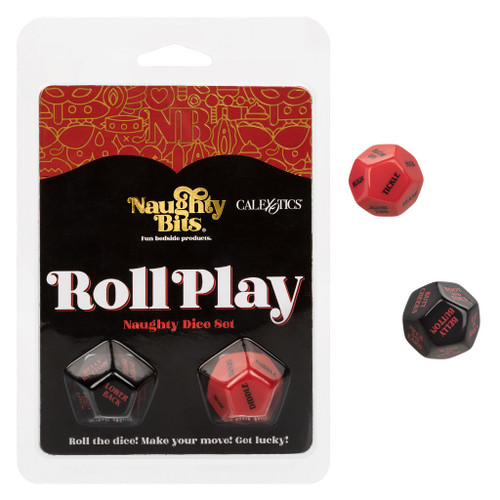 Naughty Bits Roll Play Naughty Dice Set with package