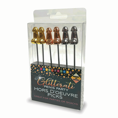 Glitterati Penis Party Hors D'oeuvre Picks in box