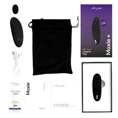 We-Vibe Moxie+ box contents We-Vibe Moxie+ box contents
