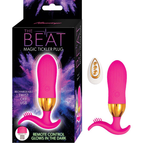 The Beat Magic Tickler Plug - Pink with box