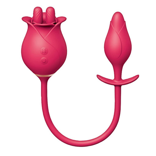 Clit-Tastic Tulip Finger Massager & Plug - Red Clit-Tastic Tulip Finger Massager & Plug - Red