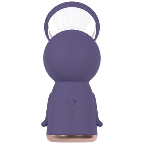 Pumped Rechargeable Vulva & Breast Pump - Purple back view Pumped Rechargeable Vulva & Breast Pump - Purple back view