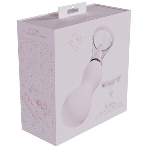 Pumped Rechargeable Vulva & Breast Pump - Pink in box Pumped Rechargeable Vulva & Breast Pump - Pink in box
