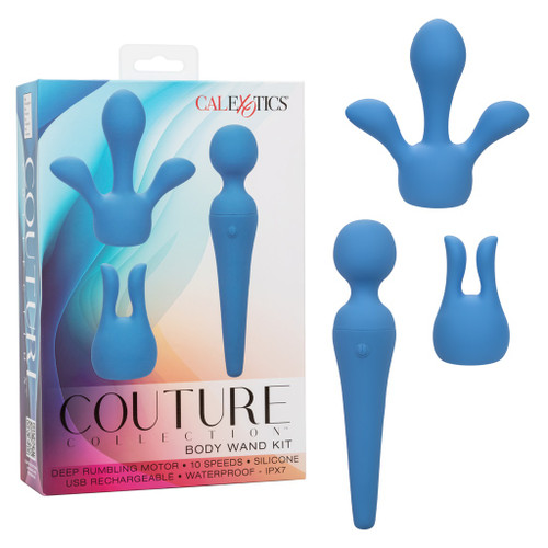 Couture Collection Body Wand Kit - Blue and packaging