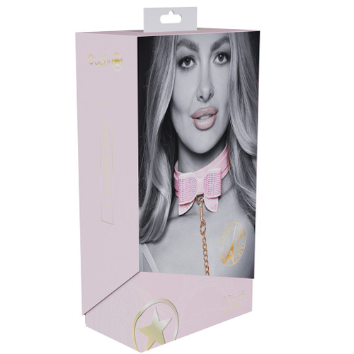 Ouch! Paris Collection - Collar with Leash - Pink in box Ouch! Paris Collection - Collar with Leash - Pink in box