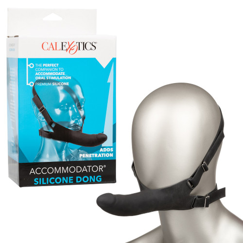 Accommodator Silicone Dong – Black with box Accommodator Silicone Dong – Black with box