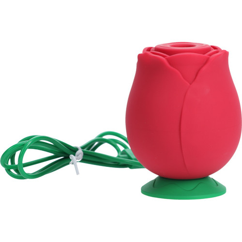 LoveLine - The Rose 10 Speed Air Vibe rose and charger