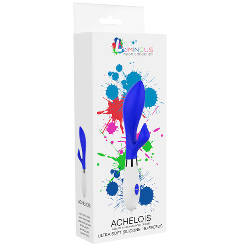 Achelois - Ultra Soft Silicone 10 Speed - Royal Blue in box