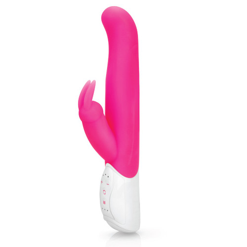 Rechargeable G Spot Rabbit Vibrator - Hot Pink