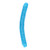 RealRock - 15" Inch Double Dong Glow in the Dark - Neon Blue