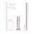 RealRock - 6 Inch Straight No Balls - Purple dimensions
