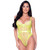 Exposed #M317 High Leg Teddy w/Snap Crotch front
