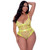 Exposed #M317 High Leg Teddy w/Snap Crotch queen front