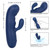 Cashmere Silk Duo Rabbit - Navy dimensions