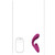 Gen Triple G-Spot Vibrator with Pulse Wave - Pink dimensions