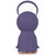 Pumped Rechargeable Vulva & Breast Pump - Purple back view
