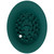 Twitch 3 - Rechargeable Vibrator & Suction - Forest Green clitoral area view
