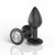 Crotchless Secret Gem Panty with Diamond Butt Plug XL-2XL plugs upright and gem view