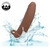 Performance Maxx Rechargeable Thick Dual Penetrator - Brown in watersplash