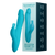 Booster Rabbit XL Rechargeable Rotating Vibrator - Turquoise and box