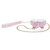 Ouch! Paris Collection - Collar with Leash - Pink
