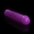 12" Inch Double Dong Glow in the Dark Neon - Purple in dark