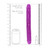 12" Inch Double Dong Glow in the Dark Neon - Purple dimensions