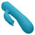 Thicc Chubby Thrusting Tickler - Turquoise view from insertion tip
