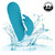 Thicc Chubby Thrusting Tickler - Turquoise in water splash