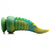 Monstropus Tentacled Monster Silicone Dildo side profile on white background