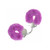 Ouch! Heavy Duty Fluffy Handcuffs - Purple