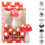 Naughty Bits Muff Shroom Playful Massager with detailed info chart