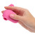 First Time Rechargeable Suck & Play - Pink in hand