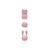Clit-Tastic Clit Teaser W/Attachments - Pink attachments
