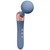 LoveLine Serenity Wand - 10 Speed Silicone Rechargeable Wand - Blue
