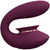 Twitch 3 - Rechargeable Vibrator & Suction 10 Speed - Burgundy