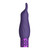 Royal Gems Sparkle - Silicone Rechargeable Bullet - Purple