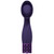 Royal Gems Duchess - 10 Speed Silicone Rechargeable Vibrator - Purple front view